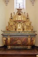 autel (maître-autel), tabernacle, exposition et retable