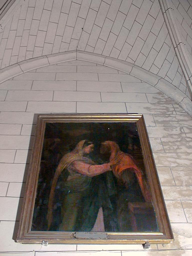 tableau et son cadre : La Visitation