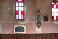 ensemble du monument aux morts de la guerre de 1914-1918 et de la statue (grandeur nature) de Jeanne d'Arc avec sa console