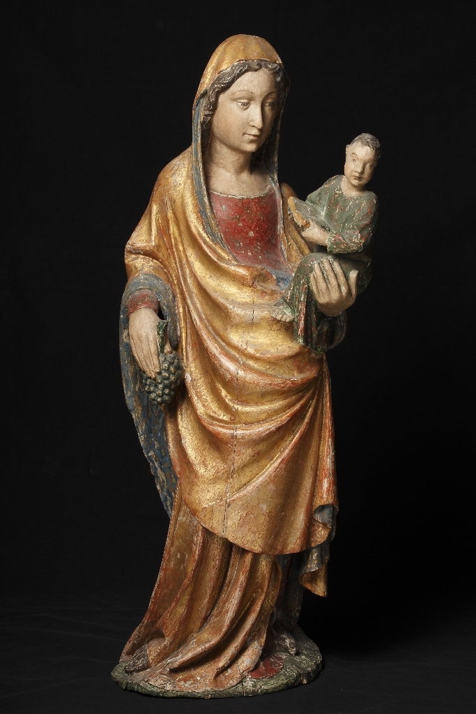 statue Vierge à l'Enfant debout