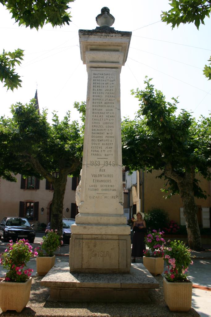 monument aux morts de la guerre de 1914-1918 et de la guerre de 1939-1945