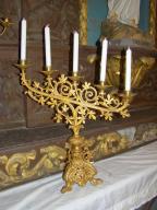 paire de chandeliers à branches d'église