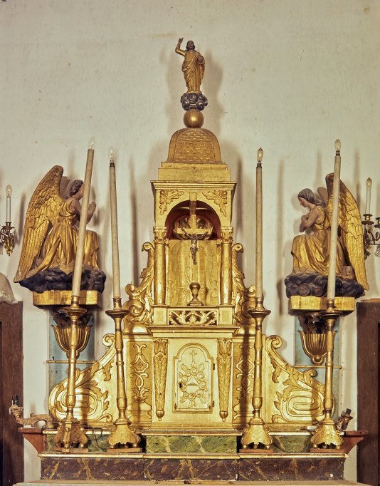 tabernacle (tabernacle à ailes et dais d'exposition)