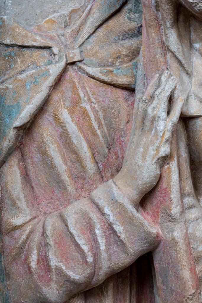 groupe sculpté de la Mise au tombeau