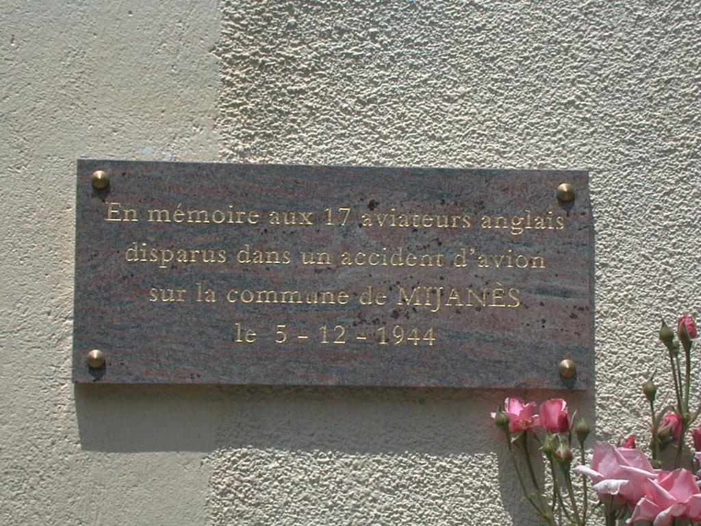 plaque commémorative de la guerre de 1939-1945