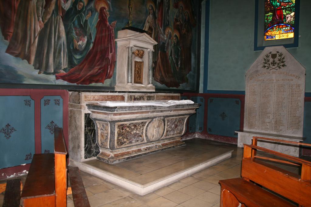 autel tombeau de chapelle