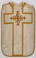 Chasuble blanche avec étole