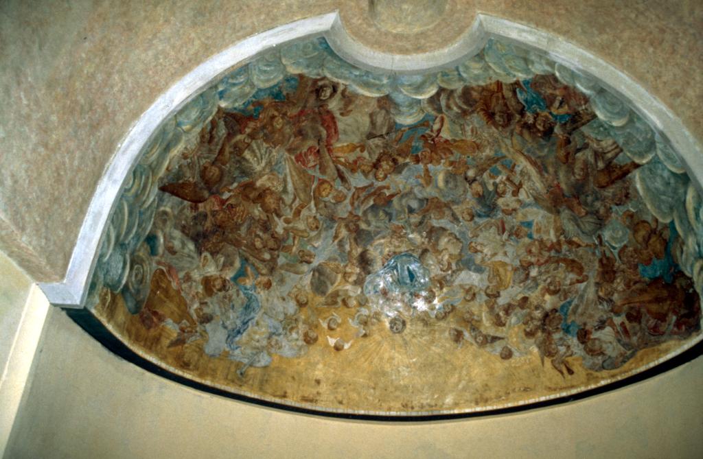 peinture monumentale du choeur : Glorification de la Vierge