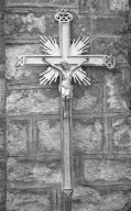 croix de procession : Christ en croix