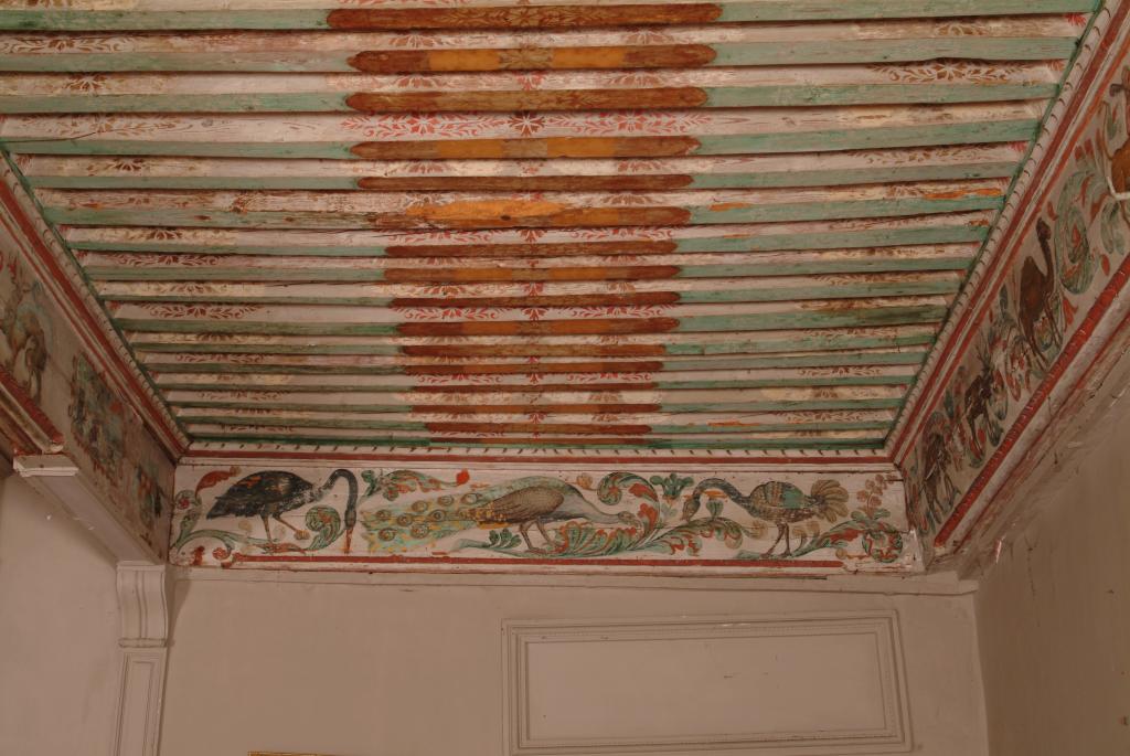 plafond peint du grand salon