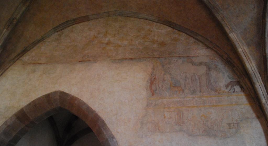 peinture monumentale : La Création ; Dévotion à sainte Radegonde