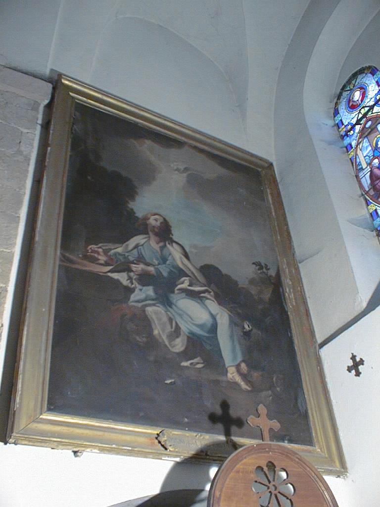 tableau et son cadre : Saint Marc évangéliste