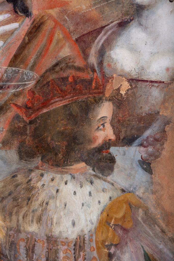 Les peintures murales du studiolo