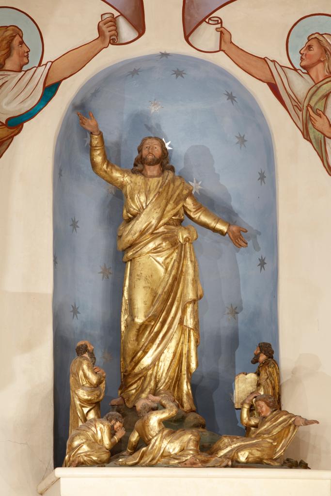 groupe sculpté : la transfiguration