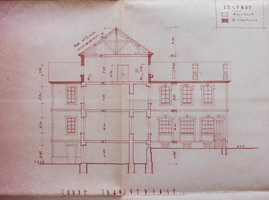 ancienne école primaire supérieure puis collège de l'Impernal