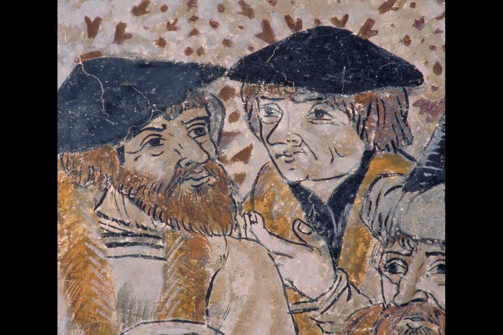 peinture monumentale de la voûte de la nef