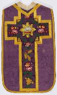 Ornement liturgique catholique violet