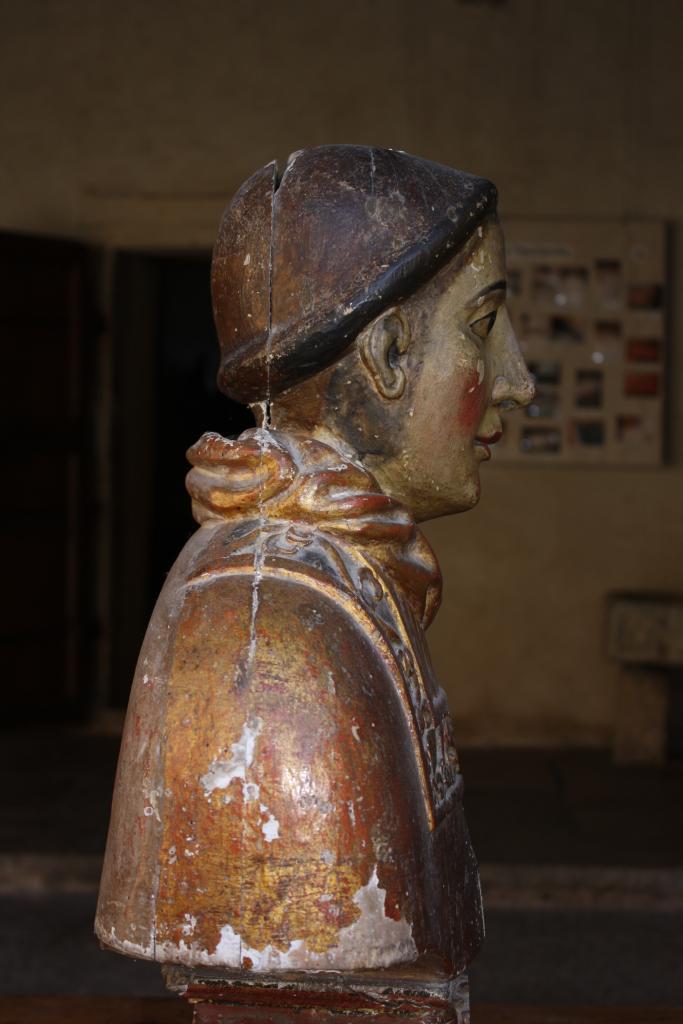 bustes-reliquaires de saint Laurent et sainte Agnès