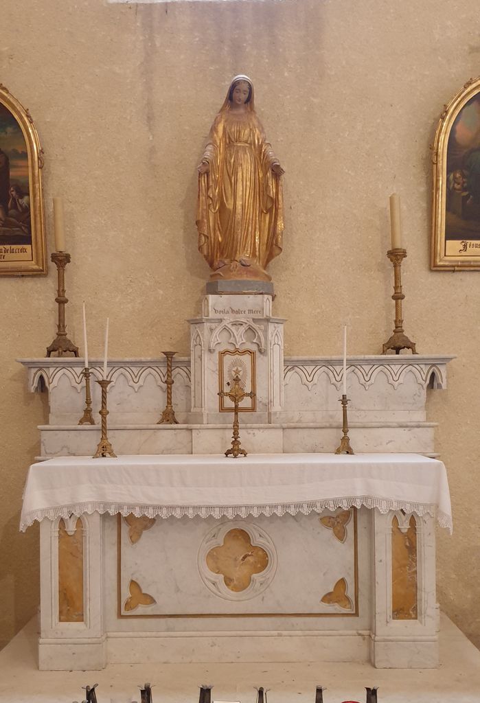autel secondaire de la Vierge