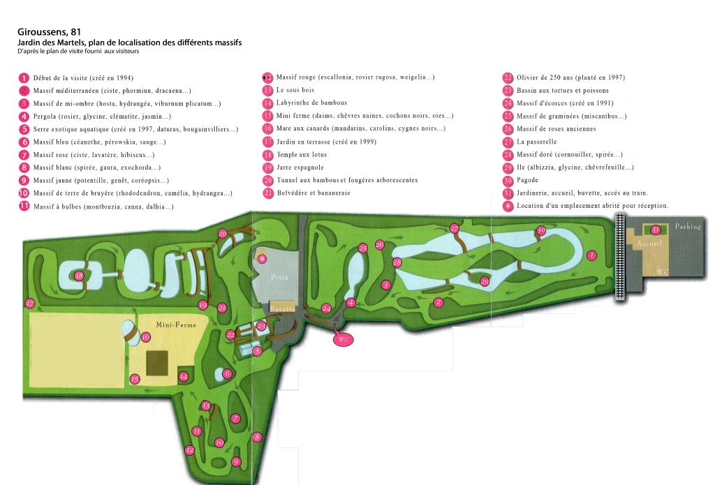 jardin botanique dit Les Martels