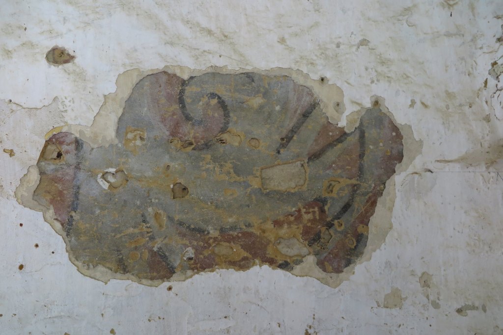 Peintures monumentales et plafond peint du logis