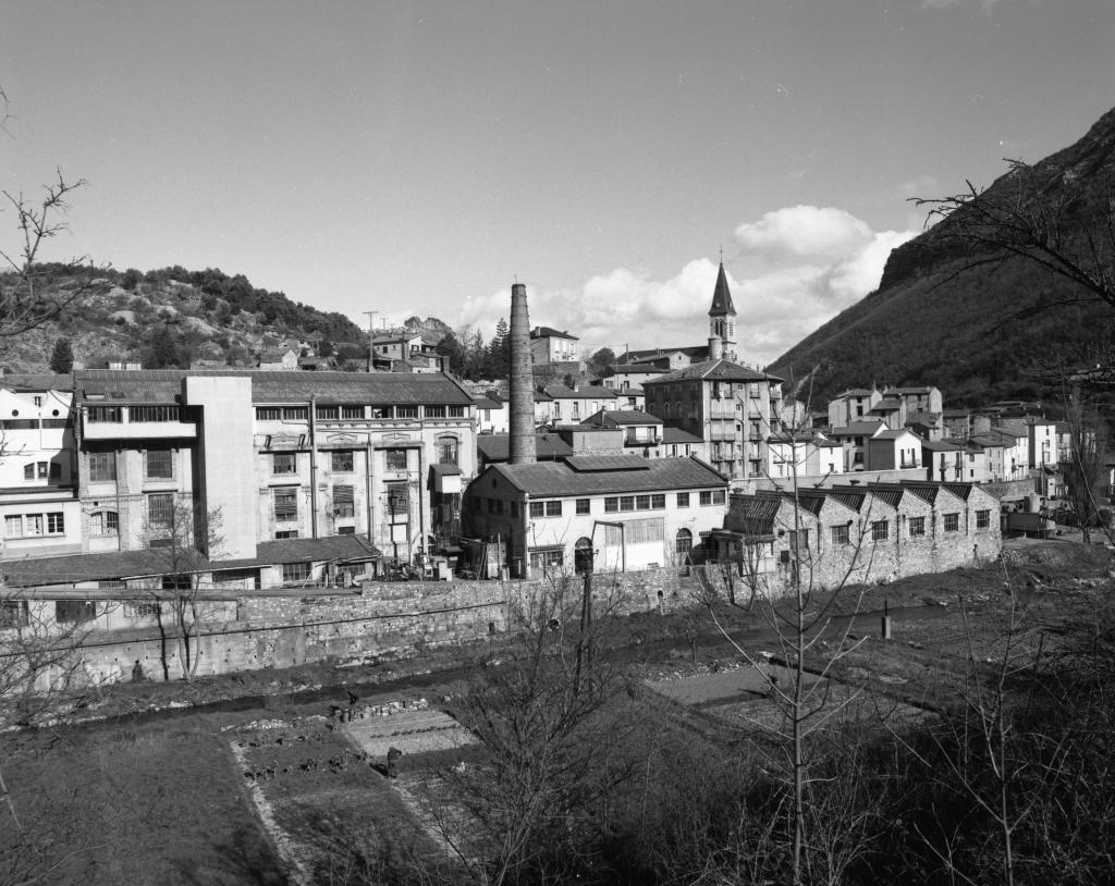 usine de bonneterie de soie et de coton Brun, puis Brun d'Arre