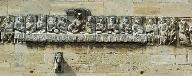 onze éléments de bas-reliefs