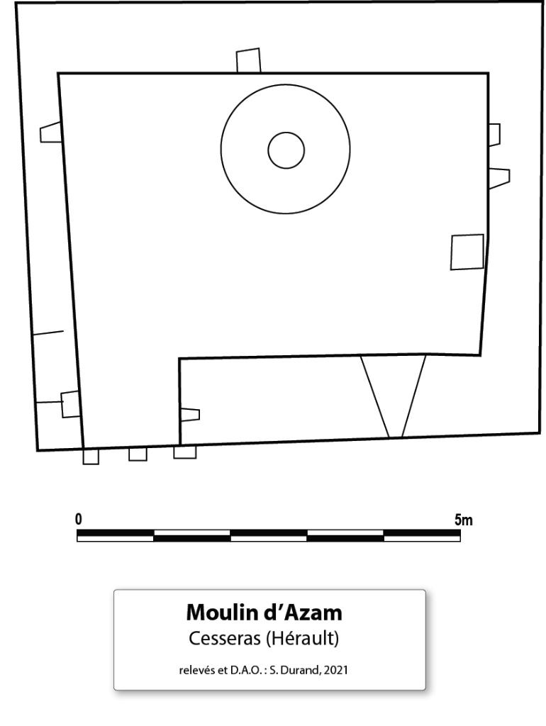 moulin de la Coquille, dit aussi moulin d'Azam
