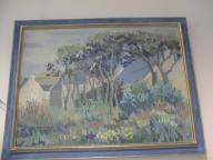 tableau et son cadre : Toits bretons