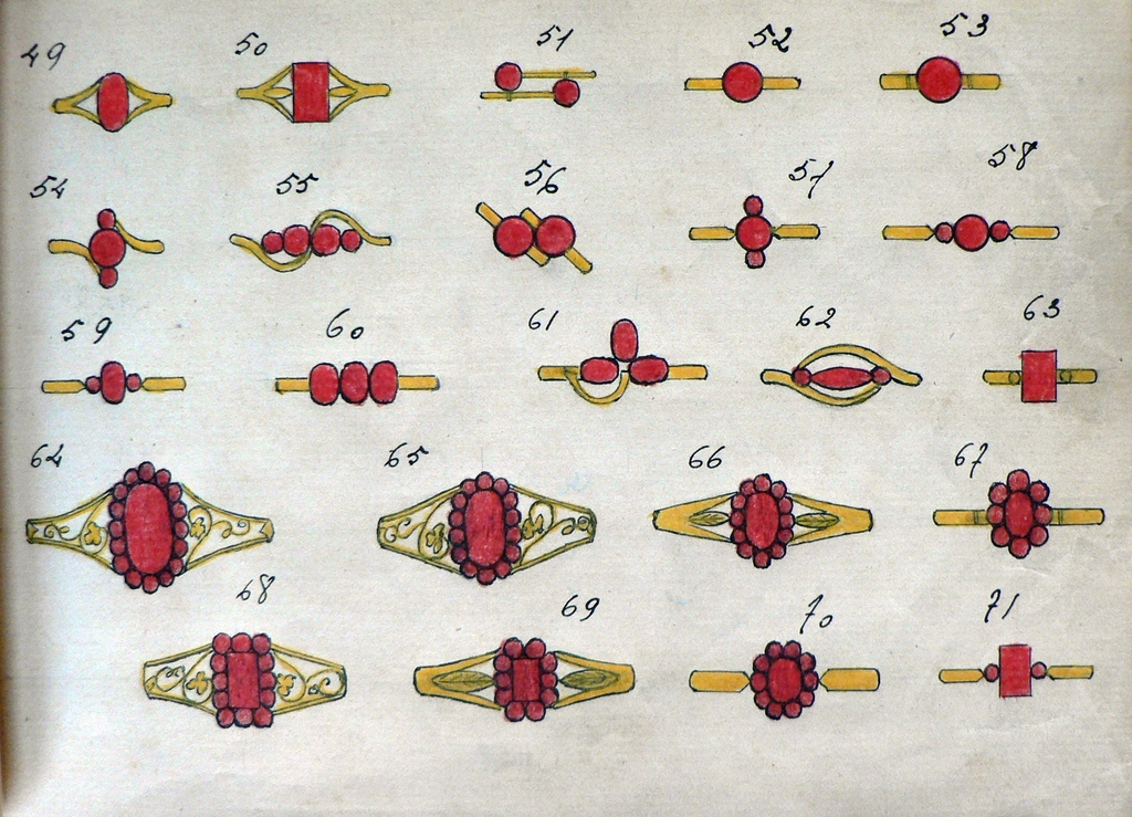 Bague à décor de trèfle