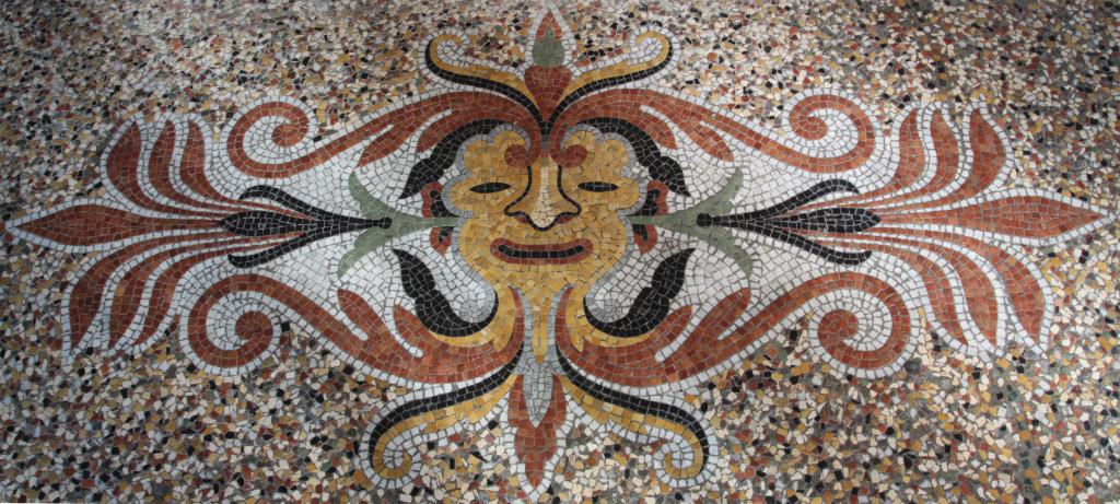 revêtement de sol (mosaïque)