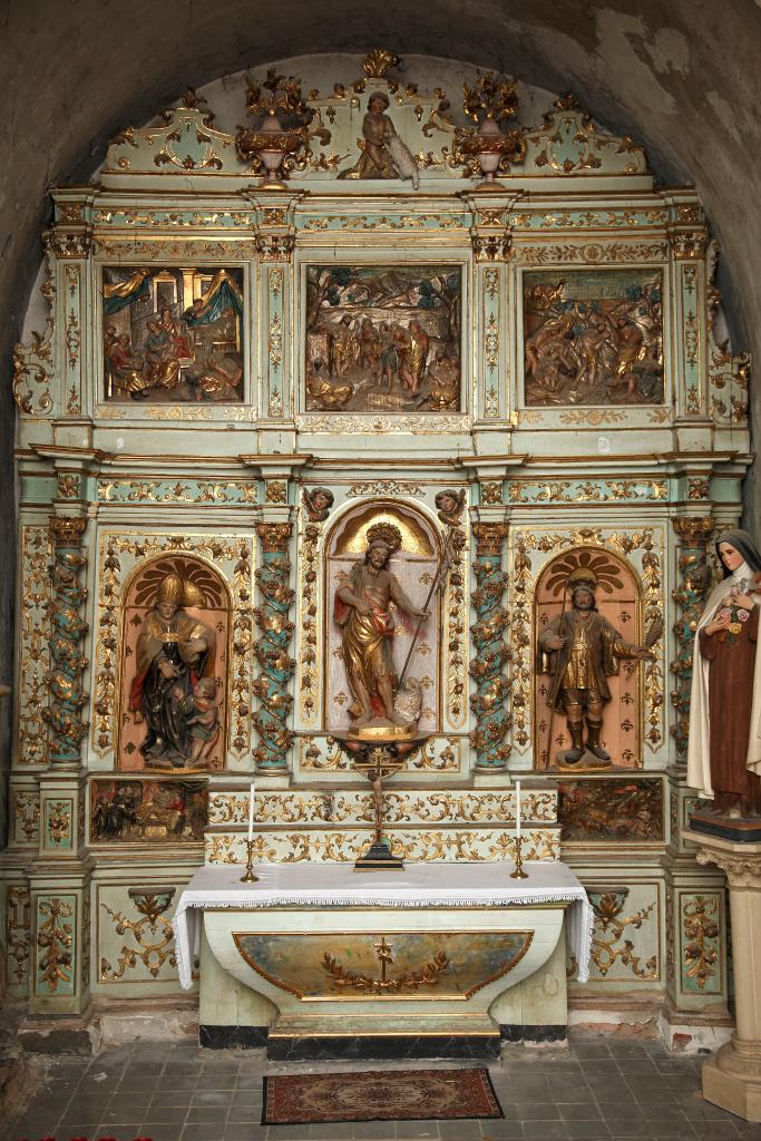 ensemble du retable de saint Jean-Baptiste