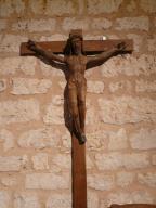 statue (petite nature) : Christ en Croix