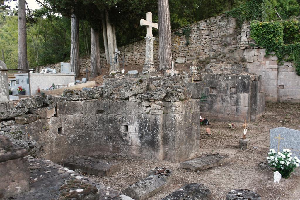 prieuré Saint-Caprais, actuellement cimetière