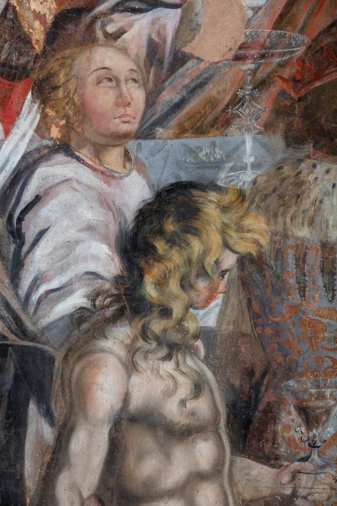 Les peintures murales du studiolo