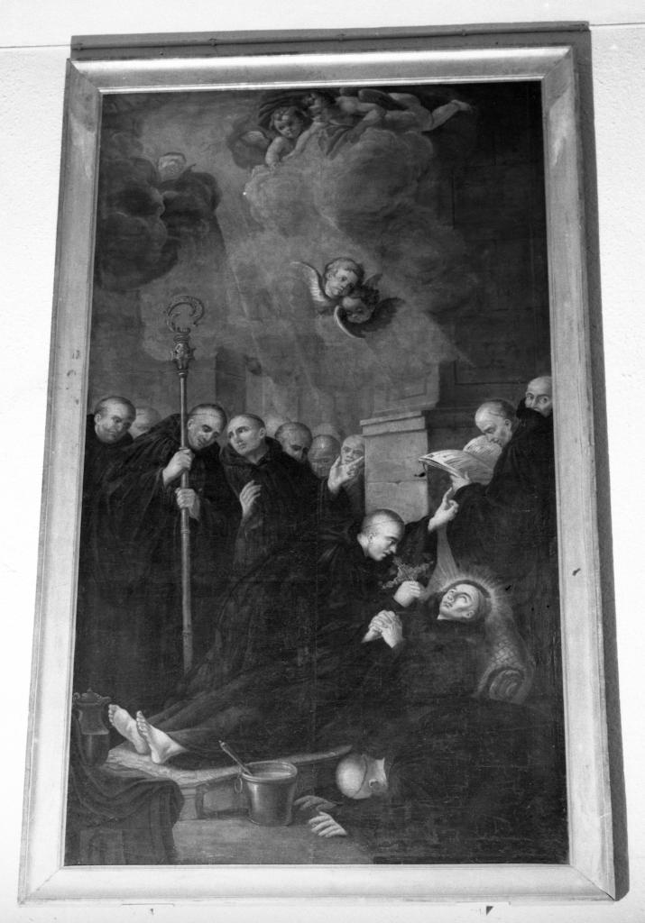 deux tableaux (en pendant) : scènes de la vie de saint Guilhem.