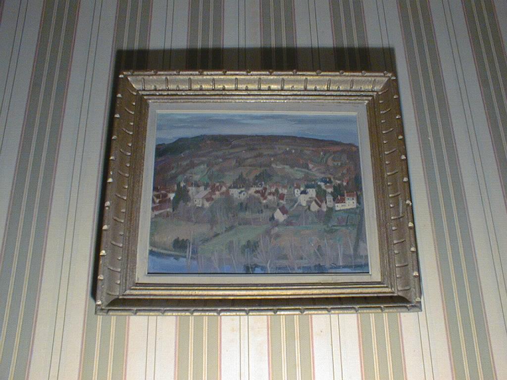 tableau et son cadre : Les Environs de Clamecy