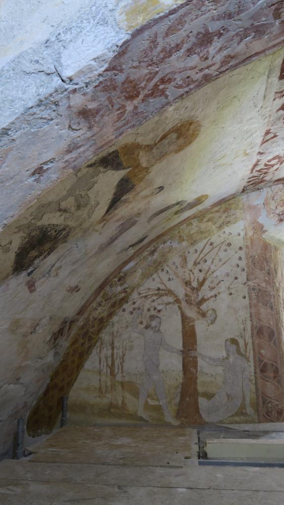 Les peintures monumentales de la chapelle nord