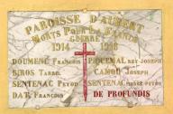 monument aux morts (plaque commémorative) de la guerre de 1914-1918