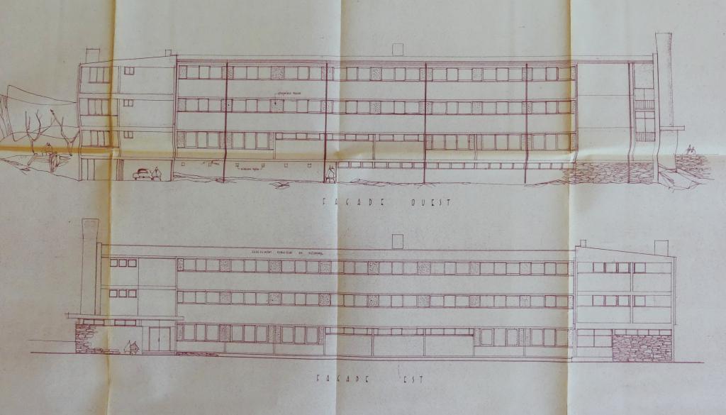 ancien groupe scolaire, actuellement collège la Garenne