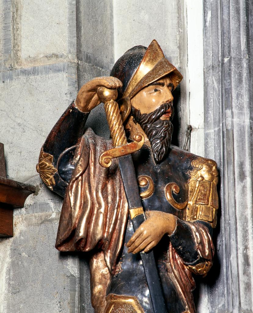 groupe sculpté : mise au Tombeau