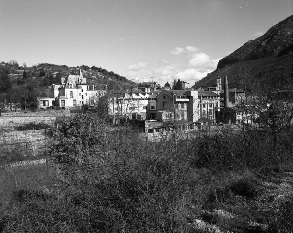 usine de bonneterie de soie et de coton Brun, puis Brun d'Arre