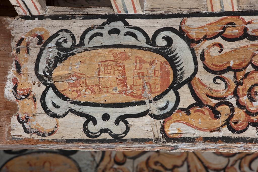 ensemble des peintures monumentales du château