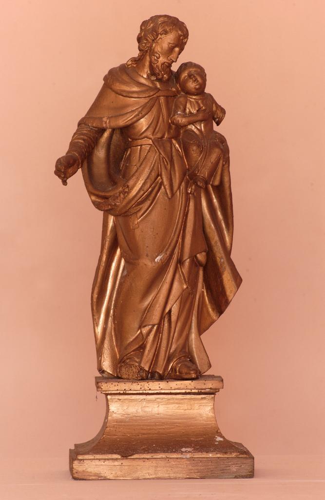 statue (statuette) : Saint Joseph et l'Enfant Jésus
