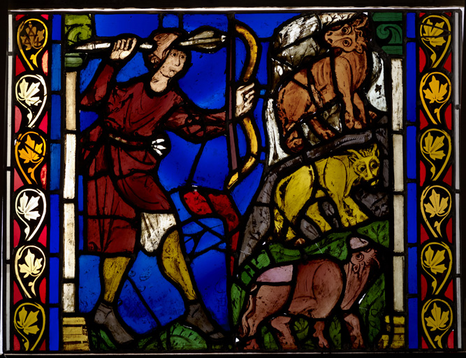 verrière N°10 de l'ancienne cathédrale de Narbonne
