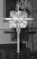 croix de procession : Christ en croix