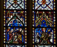verrière N°10 de l'ancienne cathédrale de Narbonne