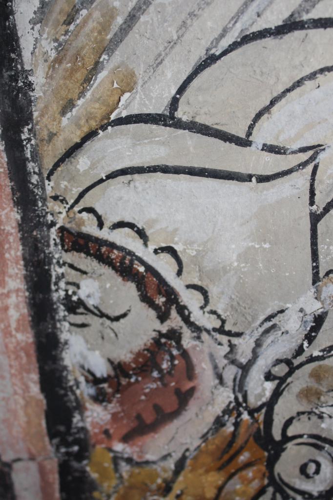 peinture monumentale de la voûte de la nef