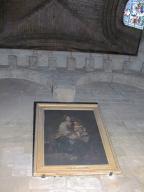 tableau et son cadre : La Vierge au chapelet