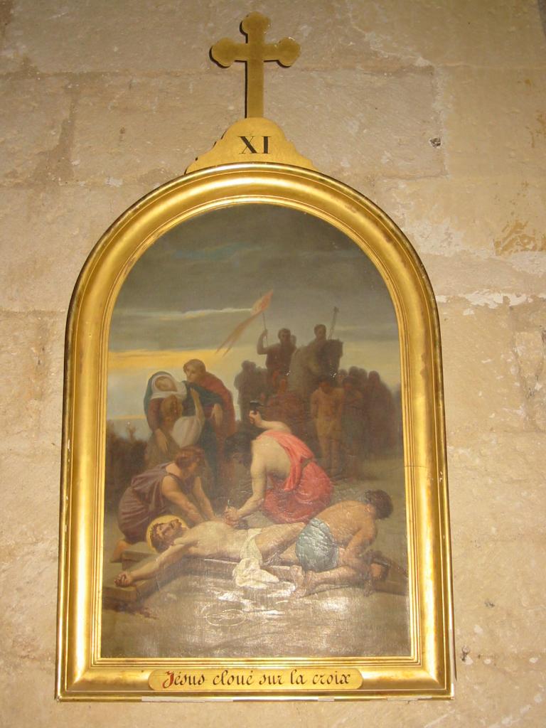 chemin de croix (ensemble de 14 tableaux)